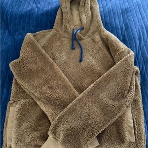 Carve Design Cozy Tan Sherpa Hoodie